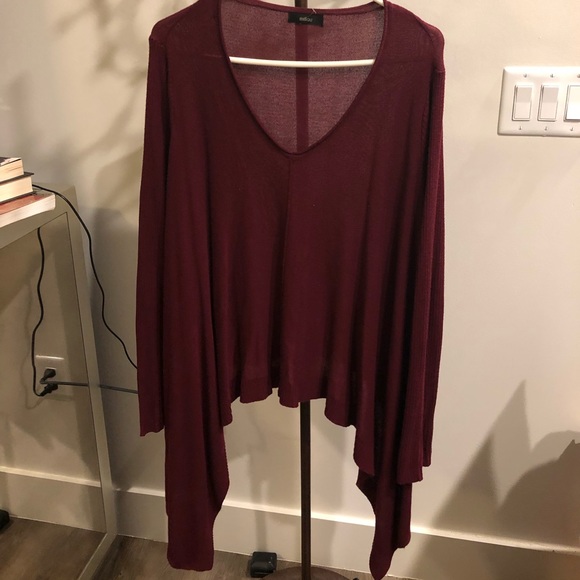 burgundy slouchy sweater from LF - Picture 1 of 4